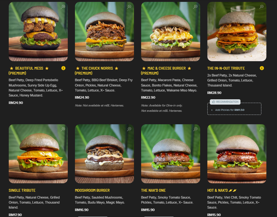 MyBurgerLab Malaysia Menu Prices Updated 2024