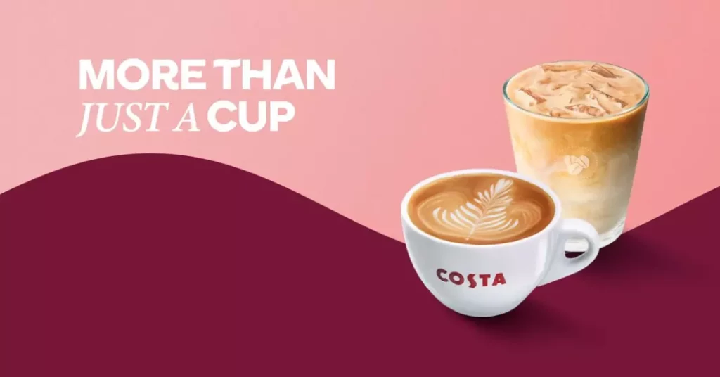 Costa Coffee Menu