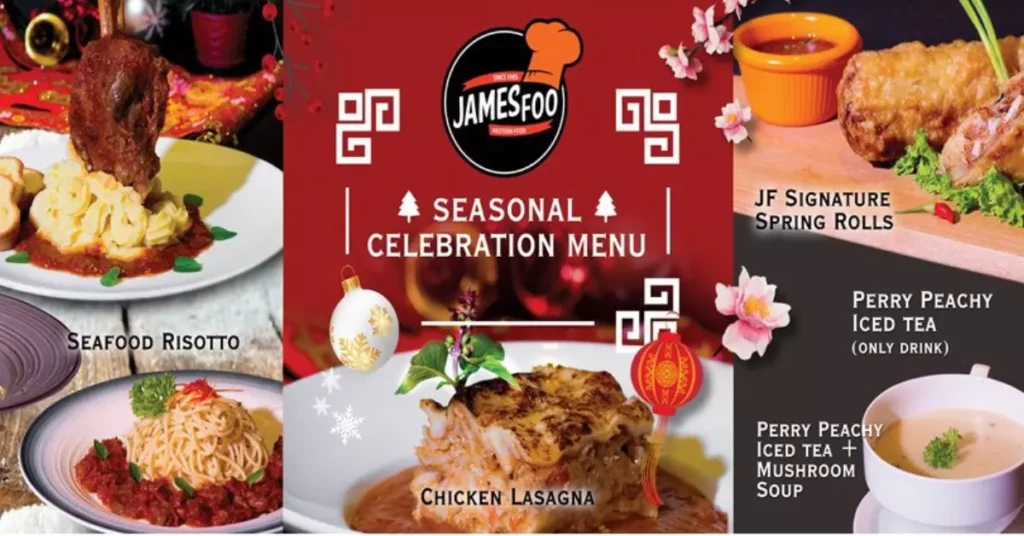 James Foo Menu