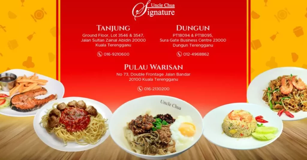 Uncle Chua Signature Menu