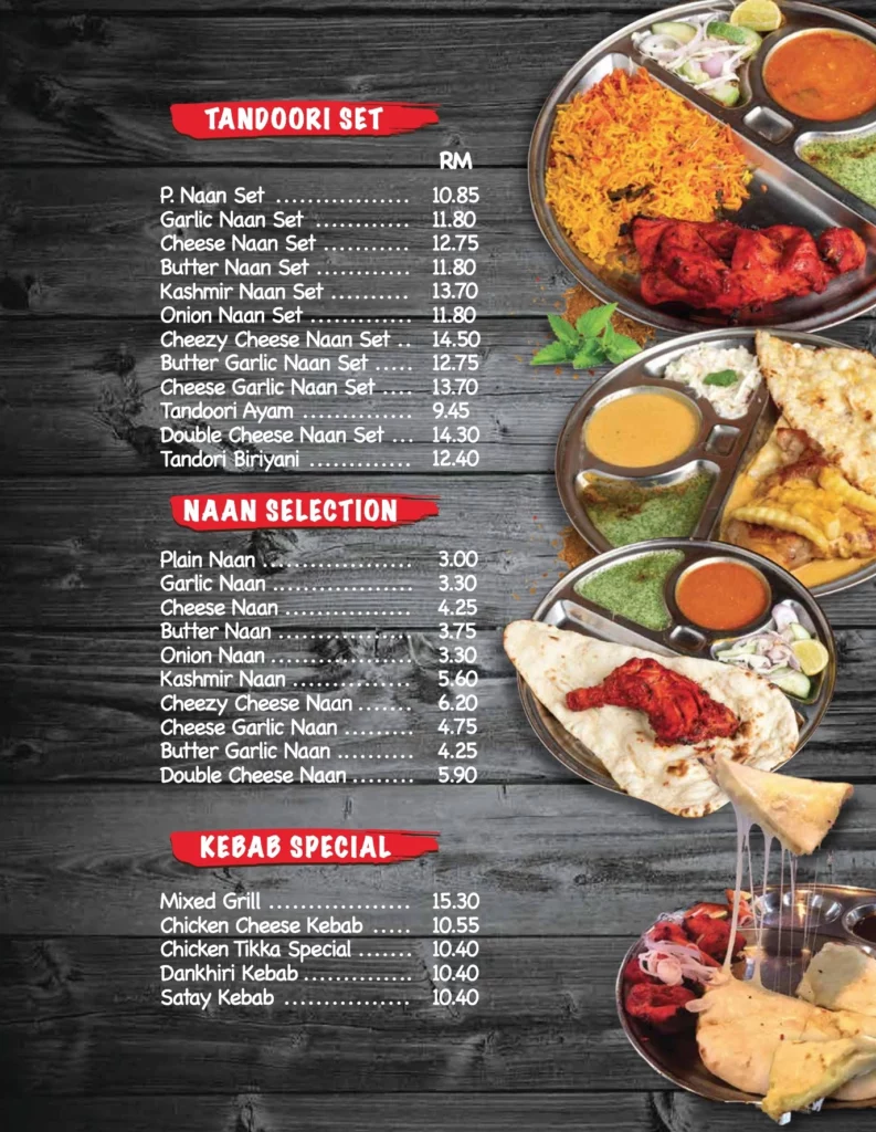 Restoran Kapitan Menu Tandoori Set