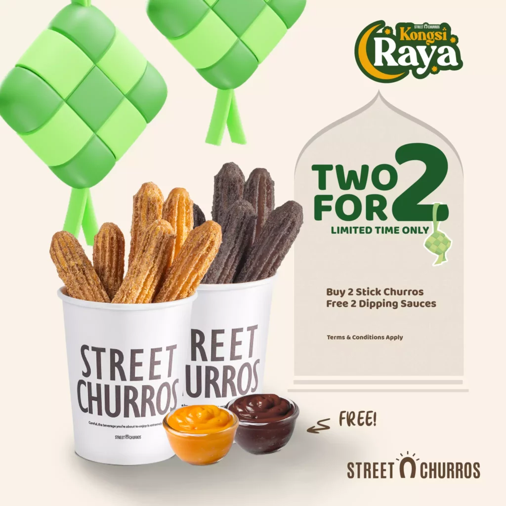 menu street churros raya offer