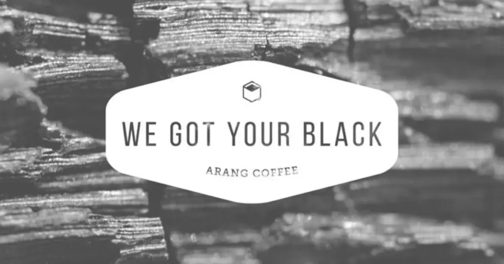 Arang Coffee Menu