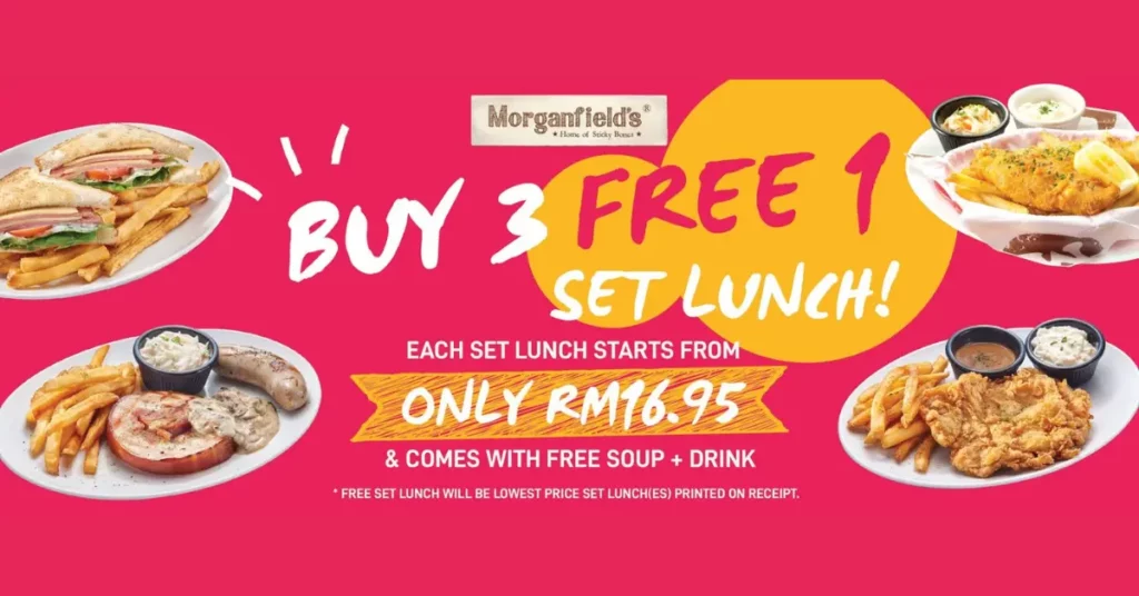 Morganfield's menu