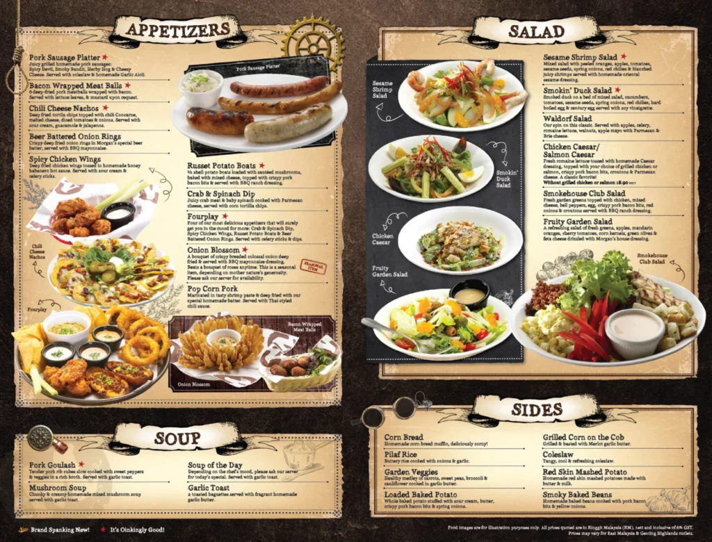 Morganfield's Appetizers & Salads