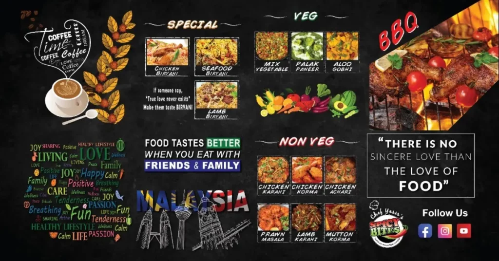 Spicy Bites Menu