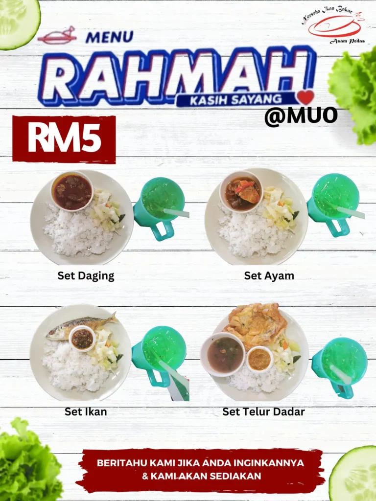 Norseha Ikan Bakar Menu