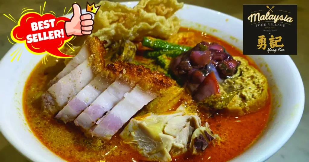 Malaysia Village food by yong kee menu
