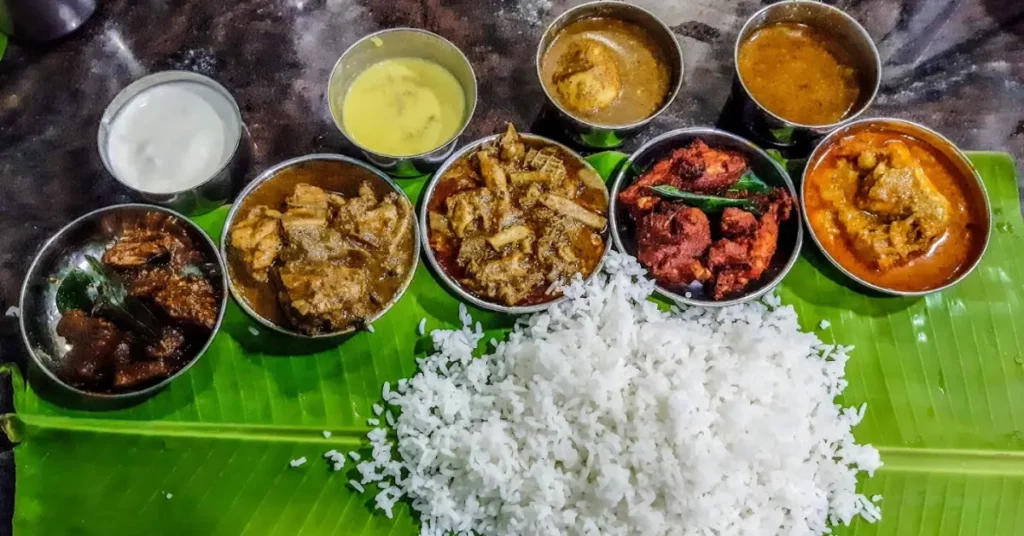 the chennai mess menu