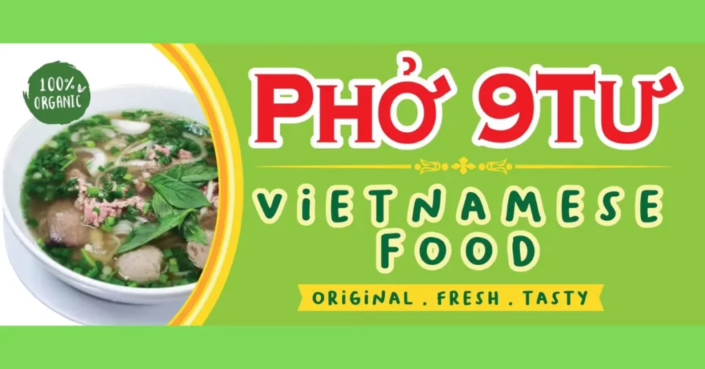 Pho 9tu menu