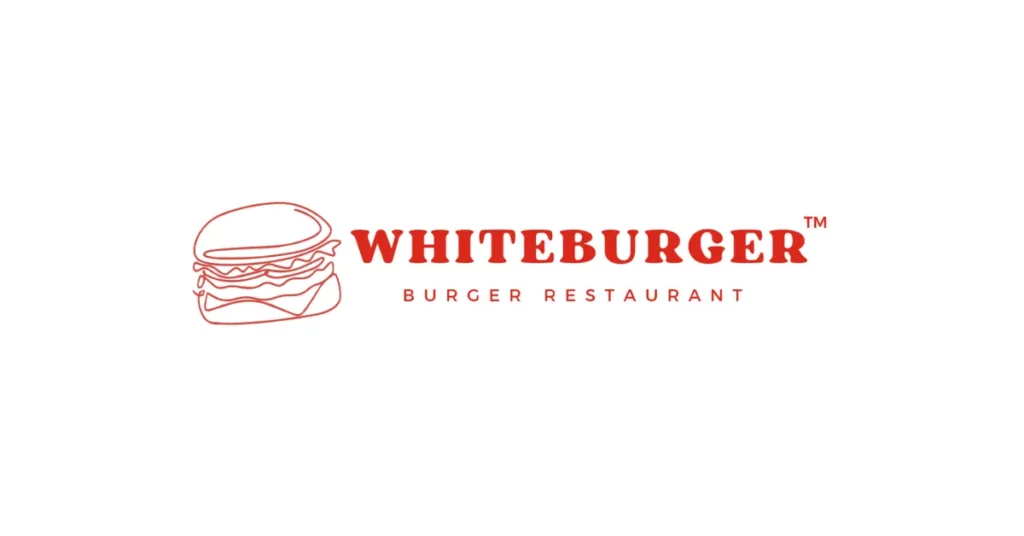 white burger menu