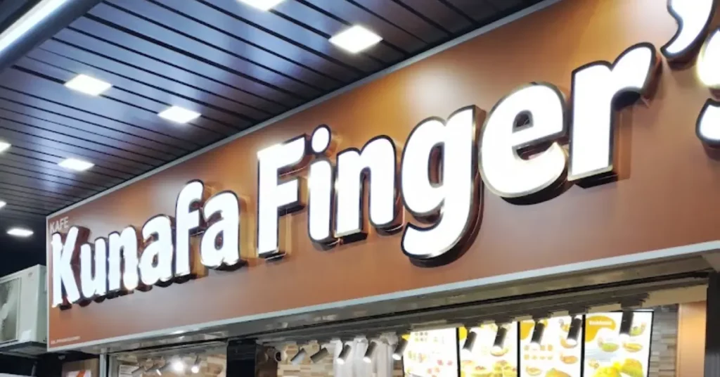 Kunafa Finger's Menu