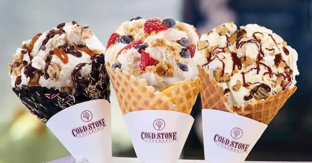 Cold Stone Menu