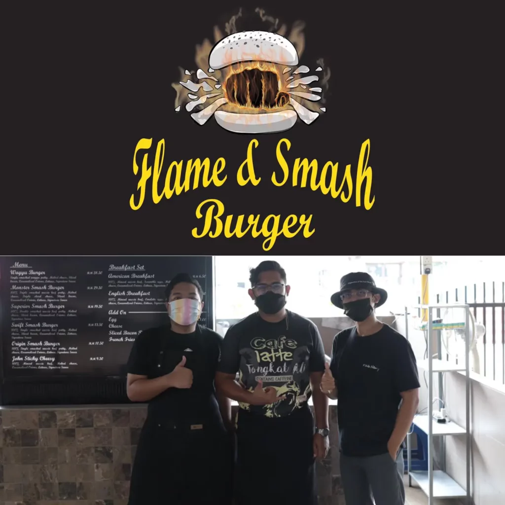 flame & Smash Burger Menu 